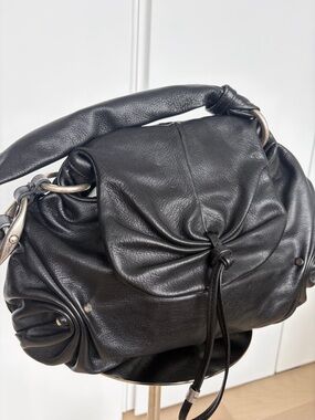 Yves Saint Laurent YSL Mamounia Shoulder Bag Black Leather Vintage Tom Ford